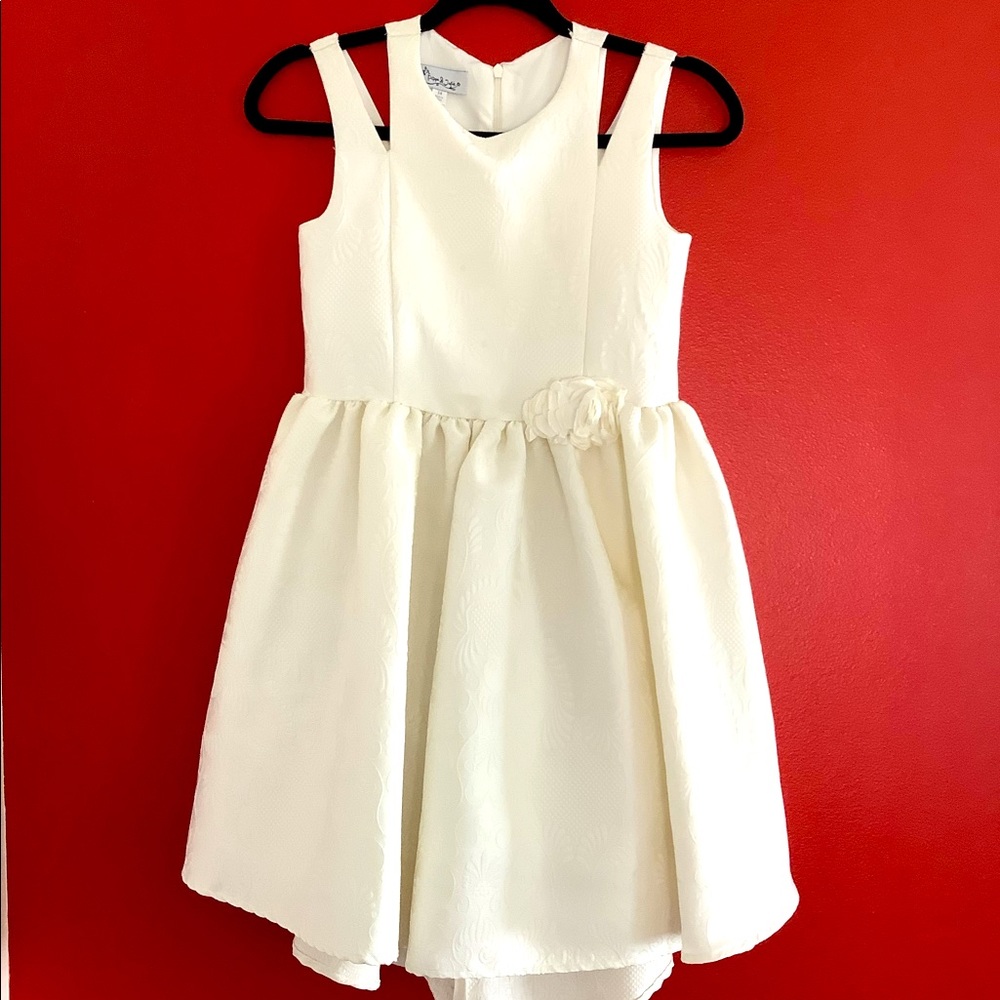 Pippa & Julie Girl’s White Dress Communion Wedding Event Baptismal Size 14 👗